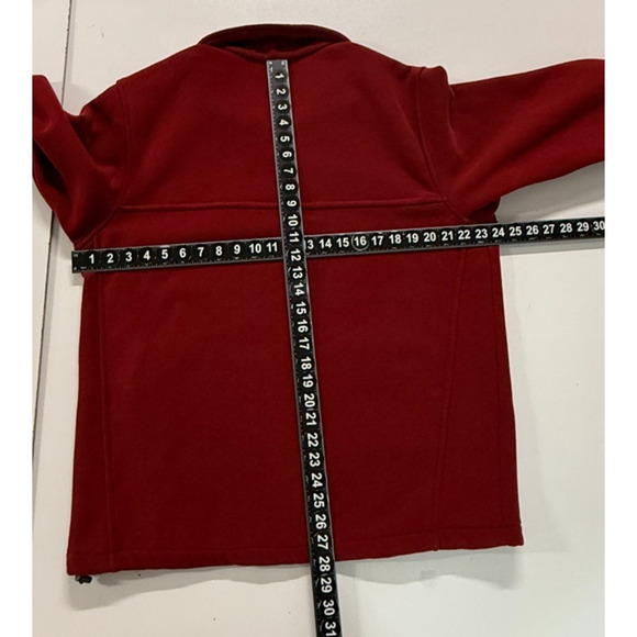 Columbia Jacket Mens Large Red Fleece Steens Mountain Full Zip Hiking Outdoors - Picture 6 of 11